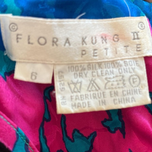 Vintage 100% silk jewel-tone dress - Picture 6 of 6